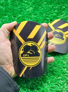 1 对 12*8 厘米专业足球训练防撞护腿板，高弹性 EVA 泡沫透气比赛装备