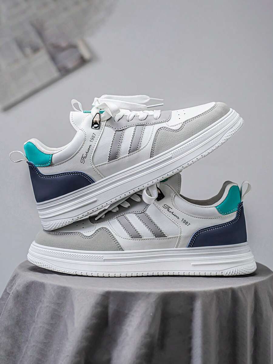2025 Spring New Arrival Minimalist White Casual Canvas Sneakers, Fresh Academy Style Sporty Niche Versatile Trainers