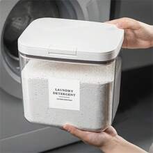 Laundry Room Storage Container With Lid For Storing Laundry Balls, Dryer Balls, Powder, Fragrance Beads, Household Organizing Storage Box