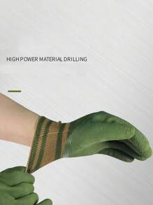 2 件/1 双园艺手套，防水耐磨手套，园丁用防刺穿园艺手套，多用途可重复使用丁腈超薄防切割耐化学腐蚀重型清洁手套，适用于家庭除尘、厨房、浴室、卫生间（款式随机）