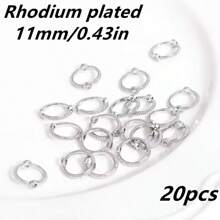 20 stuks 9/11/13MM messing verbinding kralen frame ring 18K verguld doorlopende gat kralen cirkel voor doe-het-zelf kralen sieraden maken benodigdheden