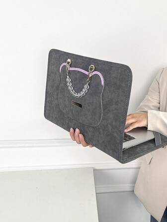 Söt bärbar fodralväska 14 tums bärbar väska för bärbar dator, 15,6 tums skyddsfodral för bärbar dator