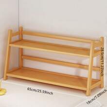Mini Compact Bookcase, Kitchen Tea & Coffee Cup Pot Storage Display Rack