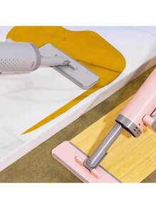 Perie de curățare + bazin pliabil 2 buc/set MINI mop de curățare pentru birou, două cârpe de curățat gratuite, aragaz de bucătărie multifuncțional, perie de curățat chiuveta de baie - Multicolor - Vizualizare 2