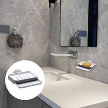 Soap Box Holder Suction Cup Soap Box Holder Bathroom Decor Summer - White - View 7