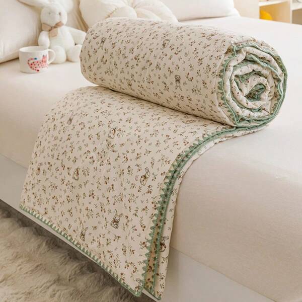 1pc Premium Grade Knitted Lightweight Airy Double Gauze Soybean Summer Quilt/Comforter