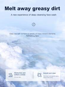 1入裝男士控油洗面奶 - 100克，深度清潔，控油，抗痘，舒爽護膚，適用於家庭和旅行，男士禮物，是送給父親或朋友的絕佳禮物 - 黑色 - 查看 8