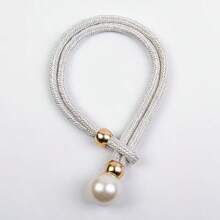 窗帘扣珍珠扣，粗绳窗帘绑带，免安装窗帘绑带，窗帘夹窗帘绑带，防滑，简约实用的设计 - 极简时尚