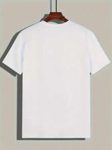 Camiseta Masculina De Algodón 220g, Elegante Y Elegante Look De Cabeza De Toro