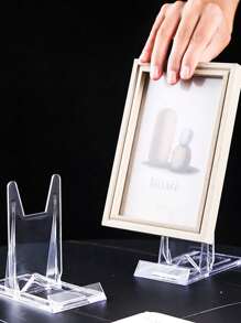 1 pieza Soporte para teléfono móvil/Soporte para tarjeta de visita, Expositor - Multicolor - Ver 1