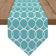 1PC Pure Water Green Triangular Table Penant, Dressing Table, Scarf, Wedding Party/Ceremony/Banquet Table Decor Modern Minimalist White Contemporary Medieval