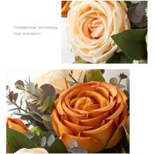 Artificial Flowers With Vase Faux Hydrangea Flower Arrangements For Home Garden Party Wedding Decoration