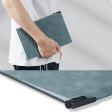 Portable & Fashionable A5 Reusable Whiteboard Notebook: Weekly Planner, Faux Leather Notepad, Free Whiteboard Pen & Eraser Cloth,School Supplies,Back To School