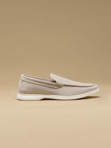 Men's Dress Loafers Casual Slip On Lightweight Business Formal Shoes - Khaki - View 5