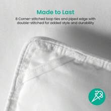 Goose Down Comforter Duvet Insert-Ultra Soft All Season Size Down Comforter-Hotel Collection Fluffy Medium Warmth White Down  Comforter-HONGQINGRONG - Twin68''*90'' - View 7