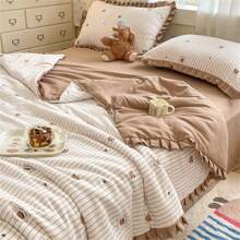 1 Peça Edredom de Ar-Condicionado de Cor Sólida, Artigos para o Lar, Edredom de Verão Leve e Respirável, Roupa de Cama Diária para o Verão