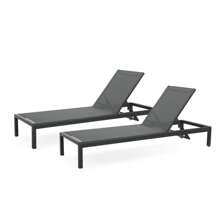 Binlin Adjustable Outdoor Chaise Lounge Chairs (Set Of 2) - Portable Mesh Recliner With 4-Position Backrest, Wheels For Poolside & Patio, Aluminum Frame, Perfect For Sunbathing, Reading, Relaxing