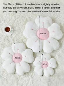 وسائد زخرفية للعيد المجيد، وسائد زهرة الأقحوان الجميلة، وسائد فرو الأرنب الناعمة للأرائك وغرف النوم وغرف المعيشة، مثالية لديكور المنزل في عيد الميلاد ورأس السنة، هدية عيد ميلاد رائعة للعائلة والأصدقاء