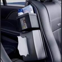 1pc Car Seat Back Side Storage Hanging Bag, Tissue Box, Cup Holder, Multi-Function Car Organizer Pouch, Rear Seat Pocket, Essential For Car, Keeps It Tidy And Comfortable, Prevents Spills, Fits Most Car Models Travel Storage Organizer