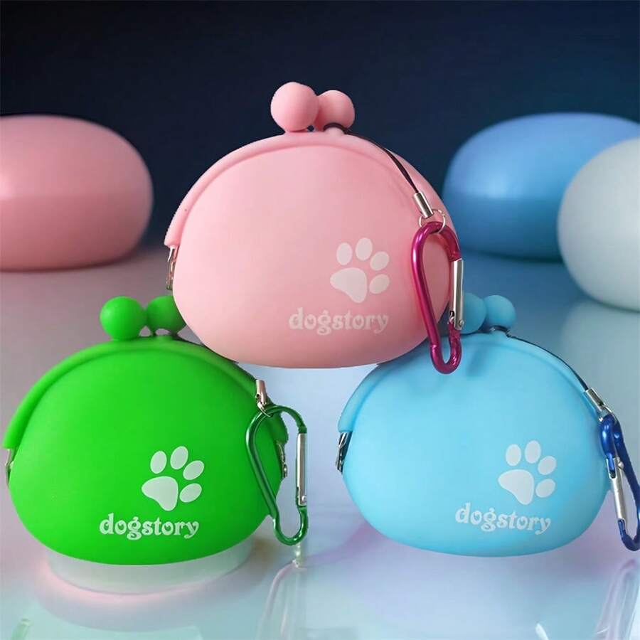 [1pc Outdoor Training Snack Bag] 1pc Pet Snack Bag, Outdoor Training Storage Pouch With Hook, Pet Outdoor Supply