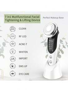 650mAh LED Display USB Rechargeable Facial Massager, Beauty Device, Home Cold & Hot Skin Care, Perfect Gift For Women On Holidays & Anniversaries - Pink - View 9