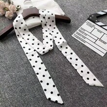 1 Pc Women's Extra Long Scarf Shawl, Fashionable All-Season Versatile Accessory, Can Be Used As Necktie, Headband, Decorative, Vintage Elegant