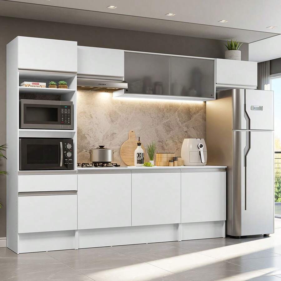 Cocina Integral Completa Modular Madesa 300cm Topazio Madesa 01