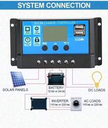CONTROLADOR DE CARGA10A - Azul - Ver 5