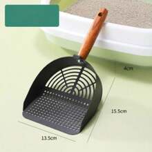 Stainless Steel Cat Litter Scoop, Specially For Clumping Litter Box, Large Size Mineral Sand Scooper Pooper Scooper For Cats - Multicolor - View 8