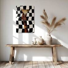 1 Pc Framed Canvas Poster, Girl Wall Art, Ideal Gift For Bedroom Living Room Corridor, Wall Art, Wall Decor, Room Decoration