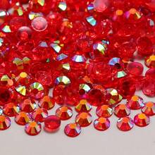 1000/500 bucăți 2mm/3mm/4mm/5mm Cristal de jeleu transparent cu spate plat, strasuri de bricolaj, strasuri de rășină în formă rotundă pentru meșteșuguri, pantofi, decor artistic, recipiente pentru machiaj, strălucire în întuneric