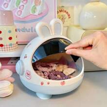 Desktop Storage Box Desktop Trash Can Desk Organizer Bin Cute Student Girls Hair Accessories Stationery Storage Kawaii Korean Storage Rack