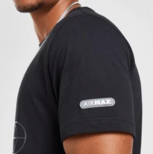 Men's Nike Air Max T-Shirt - Black - View 3