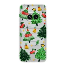 INSTACASE Funda Compatible con Nothing  Patrón Arboles Protector para Nothing  Navidad, Case para Nothing  Patrón Arboles , Carcasa para Nothing  Para Mujer, a Prueba De Golpes TPU. - Transparente - Ver 1