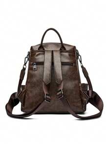 时尚奢华女士旅行背包女孩单肩书包牛皮高品质真皮女式背包