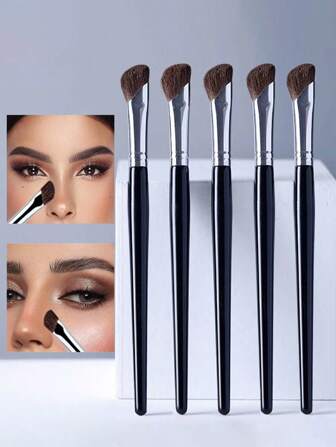 Sickle Nose Shadow Makeup Brush, Angled Nose & Contour Powder Brush, Fiber Hair Beauty Makeup Tools,Foundation Brush,Concealer Brush,Blush Brush,Contour Brush,Blush Brush,Bronzer Brush,Powder Brush,Foundation Brush,Blush Brush