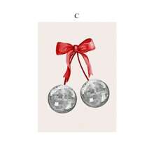 1/3PCS时尚复古墙画家居装饰画帆布油画印刷艺术画美式房间装饰美学红杯子英式舞蹈台球美学海报房间宿舍装饰可选带框 - 棕色 - 查看 25