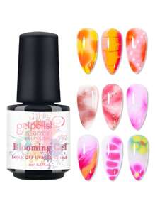 GELPOLISH 绽放凝胶指甲油，透明UV LED花朵凝胶，打造大理石、天然石材、水彩花卉印花效果，可卸除凝胶美甲DIY设计，女士美甲艺术礼物 - 無色 - 查看 1