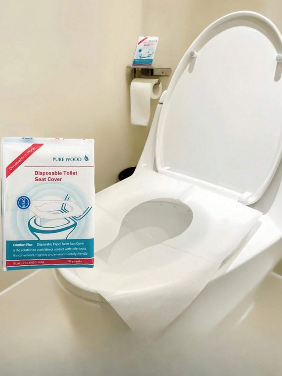 10/20/30/50/100Pcs Disposable Toilet Seat Cover Paper Mat Portable Toilet Seat Pad For Travel Camping Bathroom Accessories