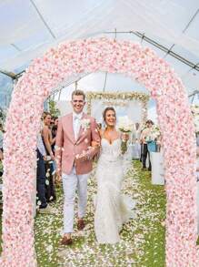 1/3/5 piezas Guirnaldas artificiales de flores de cerezo de primavera falsas de 1,8 m para decoración de fondo de boda, fiesta, habitación, pared, decoración japonesa kawaii, interior y exterior, regalos de cumpleaños, decoración, regalo, boda, artículos de boda, decoración de boda, decoraciones artificiales, regalos, fiesta de boda, decoración del hogar, rosa, rosa decorativa, estilo decorativo