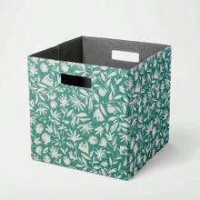 13" X 13" Fabric Bin - Brightroom ™ - Dark Green Floral - View 1
