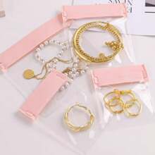 10pcs EVA Anti-Oxidation Jewelry Storage Pouches - Sealable Display Bags For Earrings, Rings, Necklaces, Bracelets - Ideal For Travel And Gifts - Multicolor - View 4