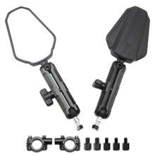 Long Arm Mirrors Enduro Mirror Kit For Adventure, Touring & Dual Sport Bikes - Black - View 5