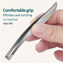 30X Magnifying Mirror And Precision Tweezers Set For Eyelashes,Small Magnifying Mirror With Suction Cup And Tweezers,Multi-Use, Ingrown Hair Removal, And Lash Extensions - Precision Tweezers For Perfect Plucking