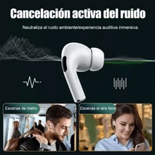Latest Generation Bluetooth Headphones With High Sensitivity Microphone For Voice And Call Clarity, High Capacity Battery For Up To 24 Hours Of Battery Life, Active Noise Cancellation Technology For An Immersive Distortion-Free Listening Experience, Stable And Fast Connectivity With All Compatible Bluetooth Devices, And Ergonomic And Lightweight Design For Greater Comfort During Use - Ideal For Sports, Travel, Remote Work And Any Everyday Activity - trắng - Xem 4