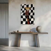 1 Pc Framed Canvas Poster, Girl Wall Art, Ideal Gift For Bedroom Living Room Corridor, Wall Art, Wall Decor, Room Decoration