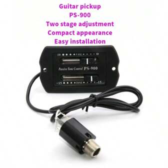 Accessoires d'instrument de musique Égaliseur de guitare folk EQ 2 bandes Pickup de guitare sans batterie PS-900