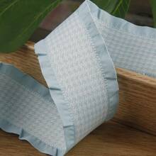 Cinta de grosgrán con textura de espiga con volantes, accesorio DIY para manualidades, decoración de ropa, cajas de regalo, suministros para envolver flores - Multicolor - Ver 20