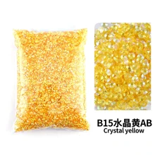 Flat Back Transparent Resin Crystal Rhinestones 2mm 3mm 4mm 5mm 6mm Non-Hotfix Jelly Rhinestones For DIY Crafts, Glass Cup And Shoes Decoration - Multicolor - View 19