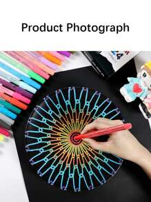1pc Acrylic Marker Pen For Body Painting, Ceramic Decoration, DIY Photo Album, Graffiti, Art Supplies, Multiple Colors And Styles Available